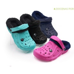 SUECOS PELUCHE UNISEX  35 - 40 SURTIDO