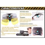 LENTES TACTICOS MILITARES CON 3 OPCIONES INTERCAMBIABLES.