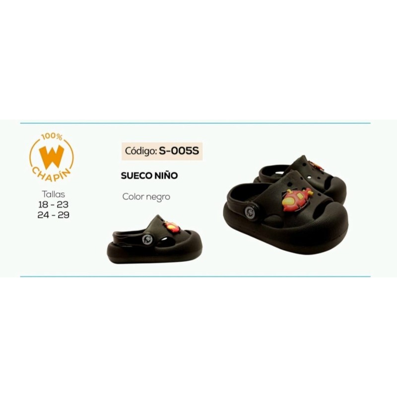 sueco bebe con puntera S - 055  18 al 29