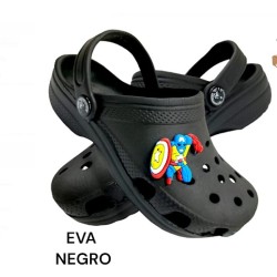 SUECO NIÑO EVA NEGRO DEL 30 - 35