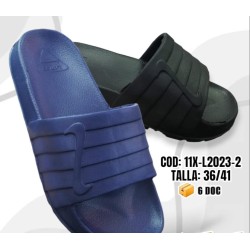 Sandalia  hombre 11X - L 2023  solida SURTIDO del 36 al 41 