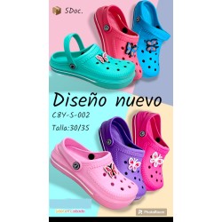 SUECOS DE NIÑAS C84-S-002  COLOR PASTEL 30 - 35  SURTIDO