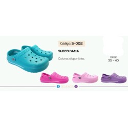 Sueco de dama colores colores surtidos