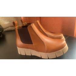 Bota plataforma cuero Gena del 35 al 39