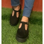 Calzado dama T Strap black del 35 al 39