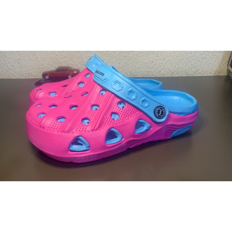 Sueco bicolor dama A - 021 surtido colores 35 al 40